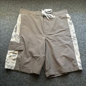 Sonoma Tan and Cream Swim Trunks